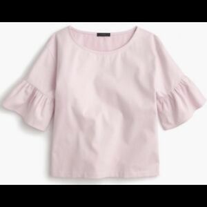 J.Crew Ruffle Sleeve Top